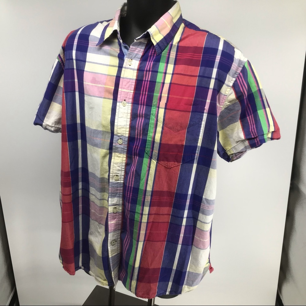 Alexander Julian Casual Button Down Shirt 2x